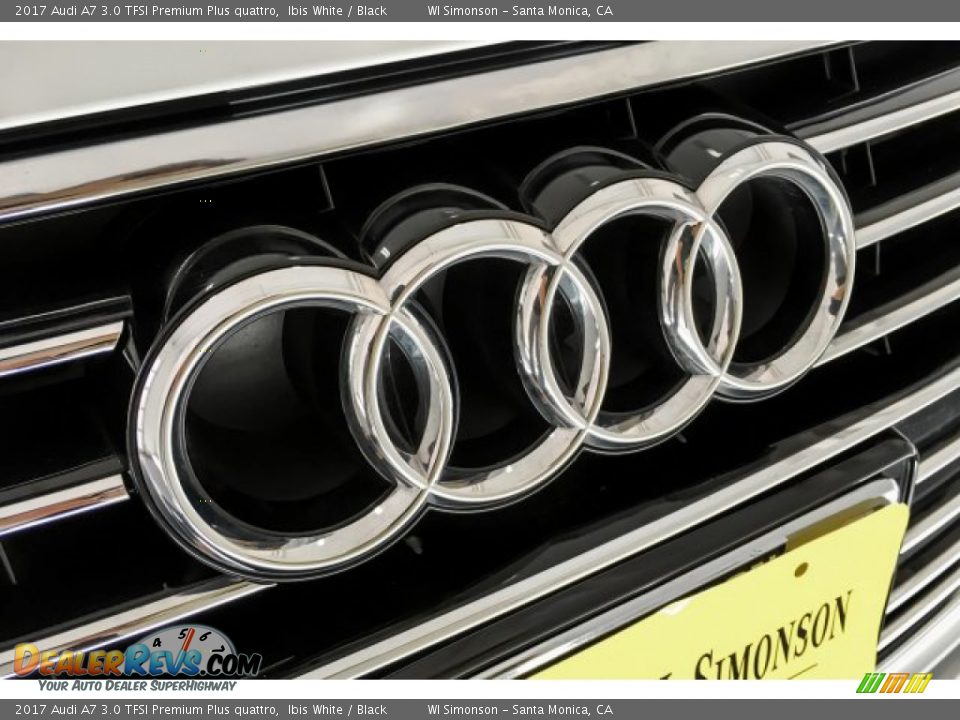 2017 Audi A7 3.0 TFSI Premium Plus quattro Ibis White / Black Photo #34