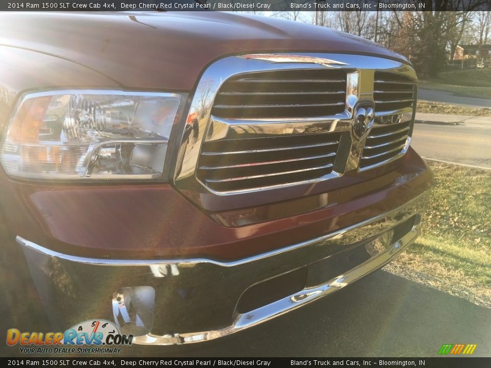 2014 Ram 1500 SLT Crew Cab 4x4 Deep Cherry Red Crystal Pearl / Black/Diesel Gray Photo #12