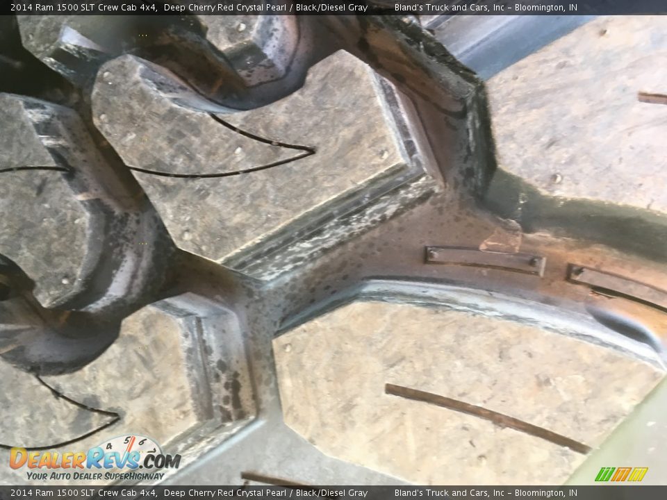 2014 Ram 1500 SLT Crew Cab 4x4 Deep Cherry Red Crystal Pearl / Black/Diesel Gray Photo #14