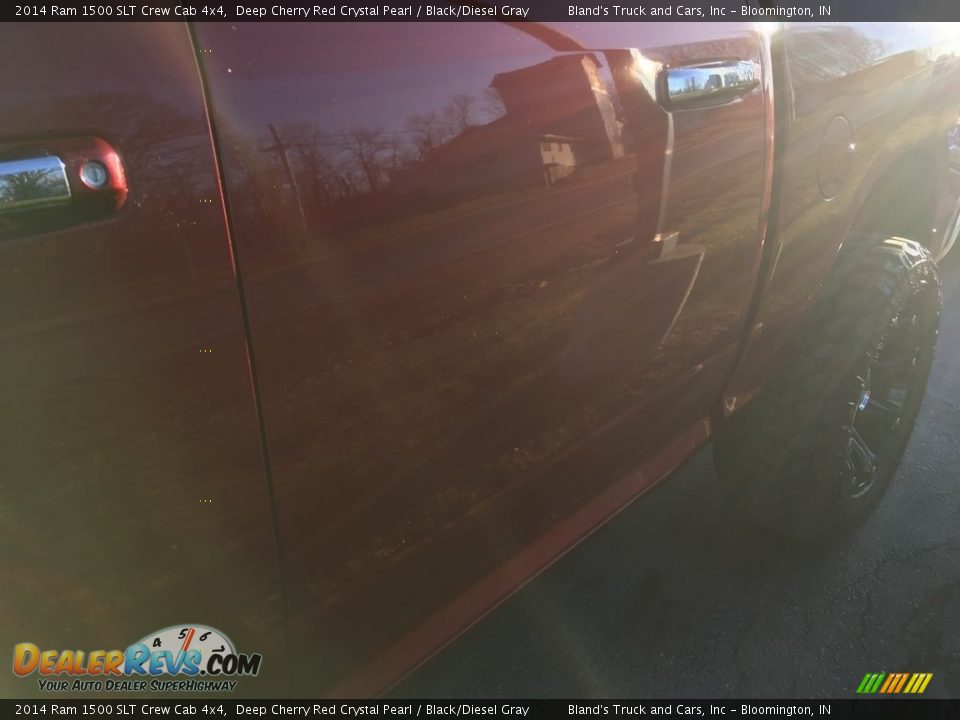 2014 Ram 1500 SLT Crew Cab 4x4 Deep Cherry Red Crystal Pearl / Black/Diesel Gray Photo #16