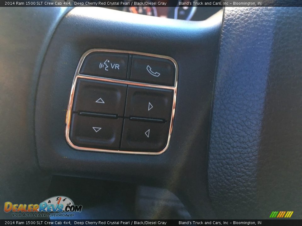 2014 Ram 1500 SLT Crew Cab 4x4 Deep Cherry Red Crystal Pearl / Black/Diesel Gray Photo #20
