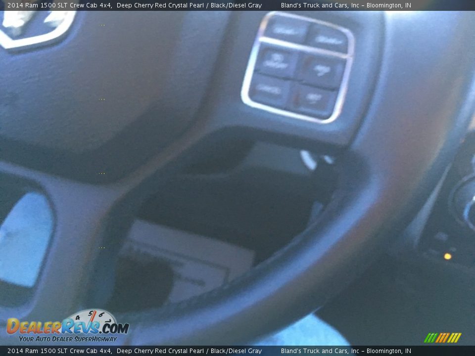 2014 Ram 1500 SLT Crew Cab 4x4 Deep Cherry Red Crystal Pearl / Black/Diesel Gray Photo #29