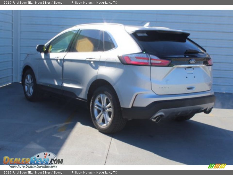 2019 Ford Edge SEL Ingot Silver / Ebony Photo #6