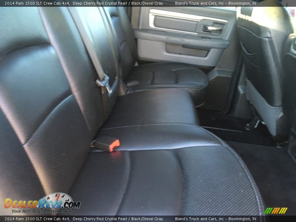 2014 Ram 1500 SLT Crew Cab 4x4 Deep Cherry Red Crystal Pearl / Black/Diesel Gray Photo #32