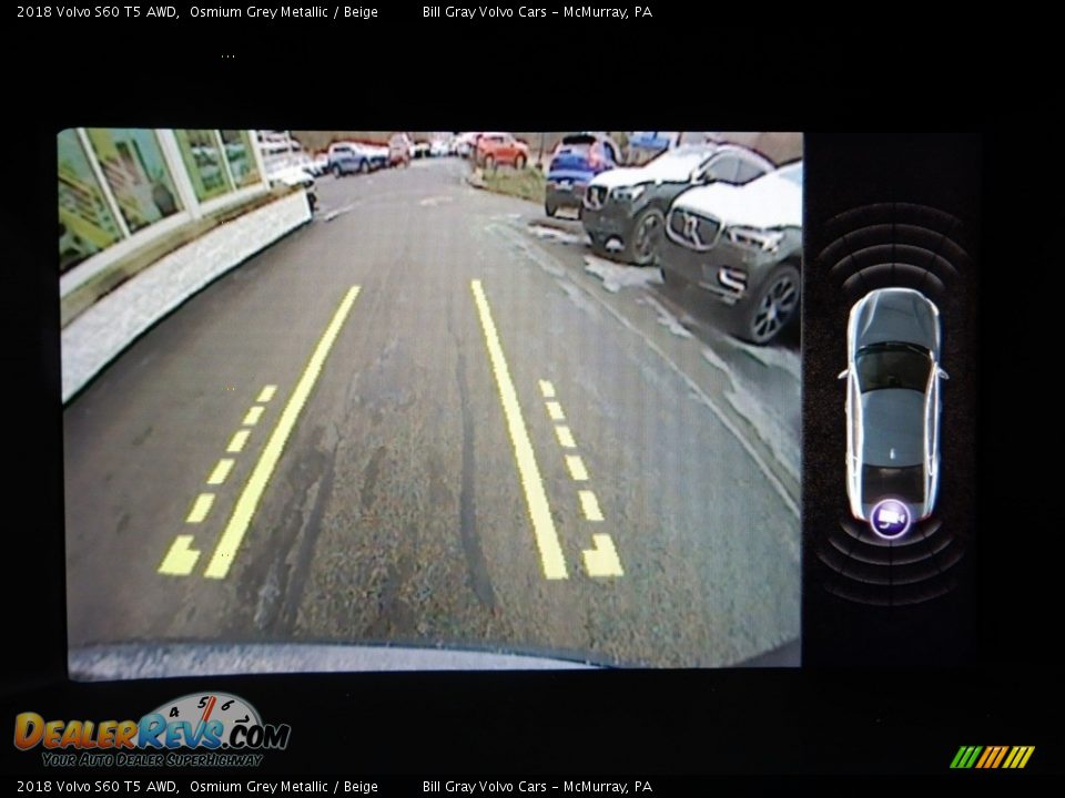 2018 Volvo S60 T5 AWD Osmium Grey Metallic / Beige Photo #22