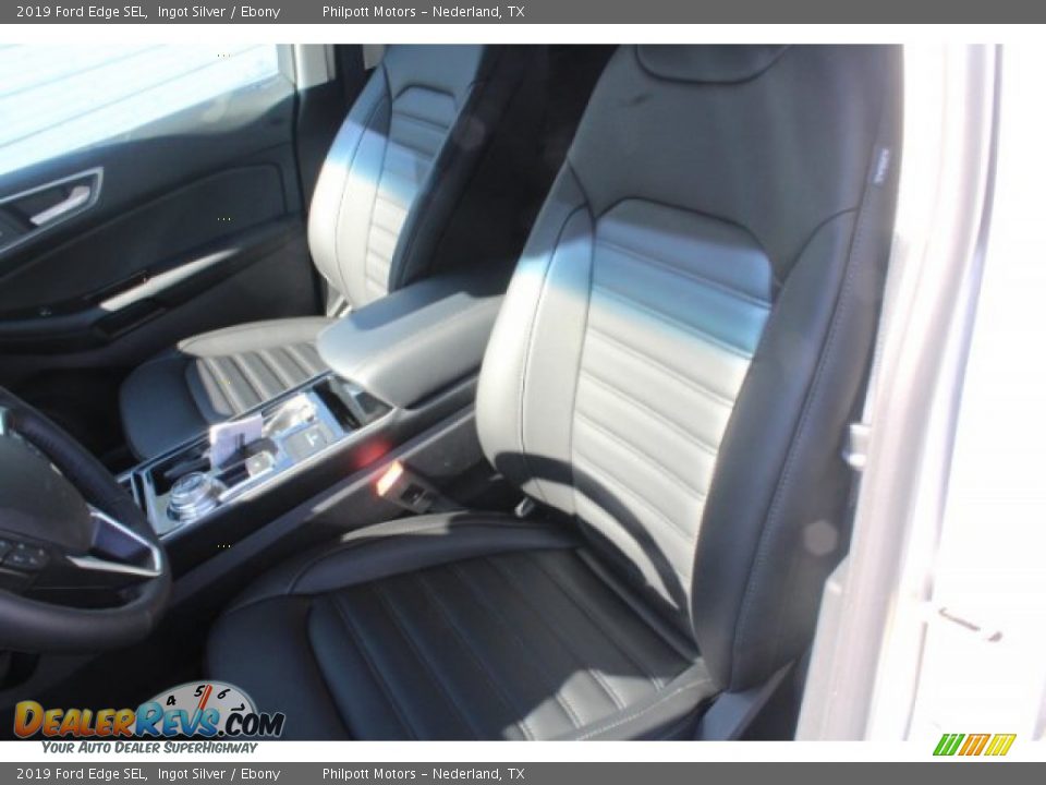 2019 Ford Edge SEL Ingot Silver / Ebony Photo #10