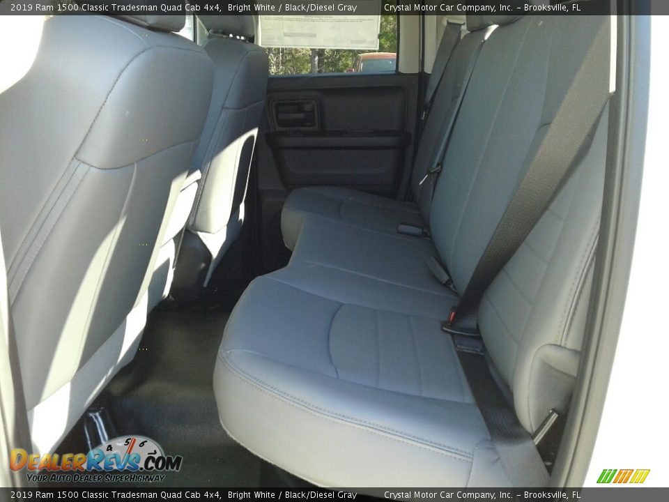 2019 Ram 1500 Classic Tradesman Quad Cab 4x4 Bright White / Black/Diesel Gray Photo #10