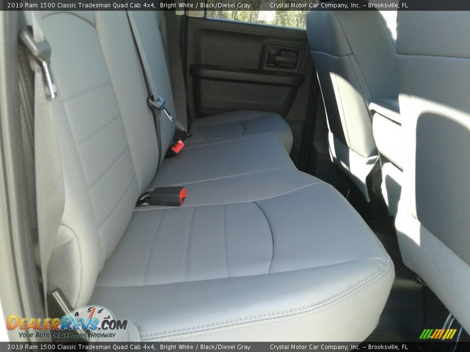 2019 Ram 1500 Classic Tradesman Quad Cab 4x4 Bright White / Black/Diesel Gray Photo #11