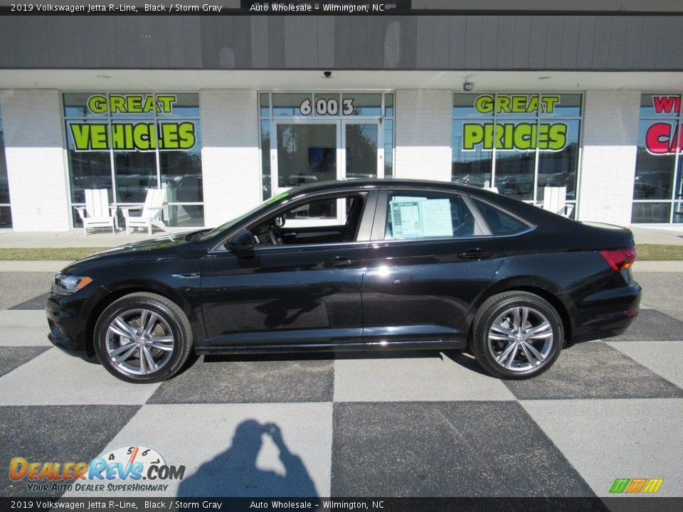 2019 Volkswagen Jetta R-Line Black / Storm Gray Photo #1