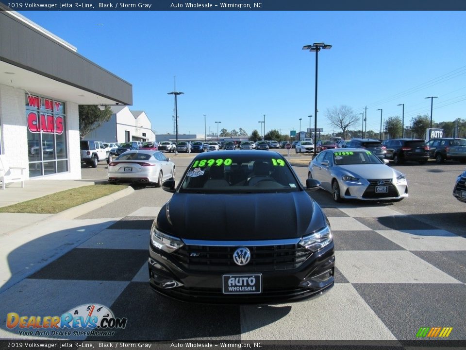 2019 Volkswagen Jetta R-Line Black / Storm Gray Photo #2