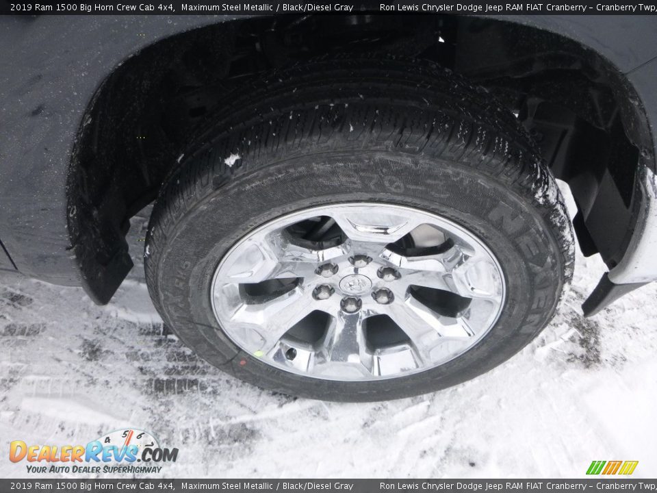 2019 Ram 1500 Big Horn Crew Cab 4x4 Maximum Steel Metallic / Black/Diesel Gray Photo #10
