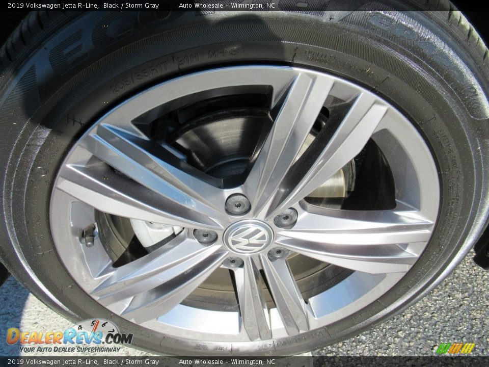 2019 Volkswagen Jetta R-Line Black / Storm Gray Photo #7