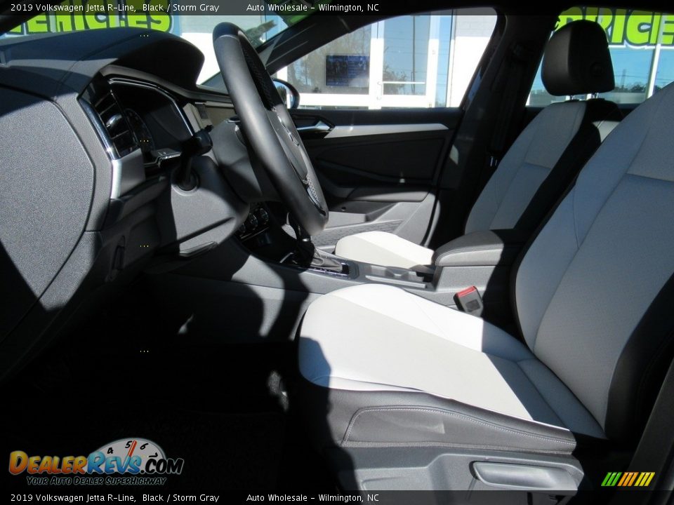 2019 Volkswagen Jetta R-Line Black / Storm Gray Photo #11