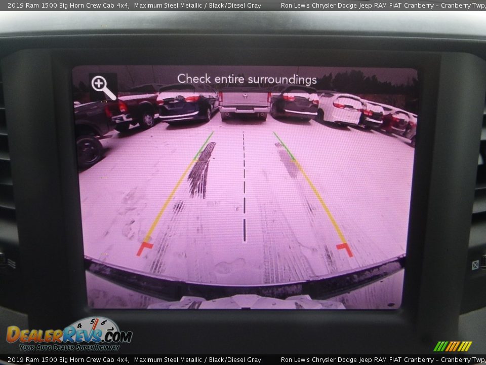 2019 Ram 1500 Big Horn Crew Cab 4x4 Maximum Steel Metallic / Black/Diesel Gray Photo #17