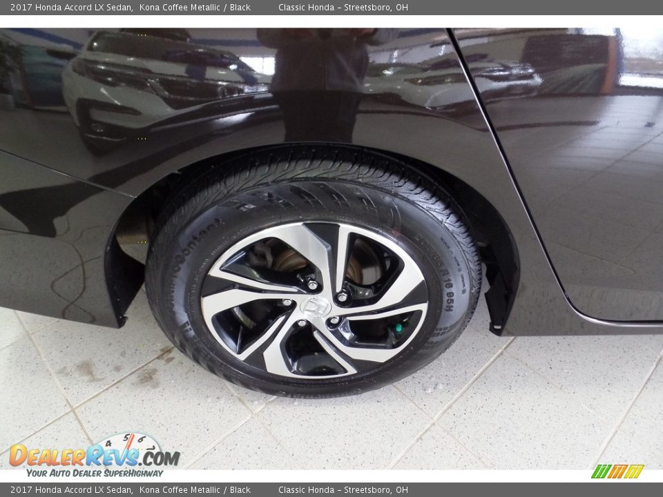 2017 Honda Accord LX Sedan Kona Coffee Metallic / Black Photo #6