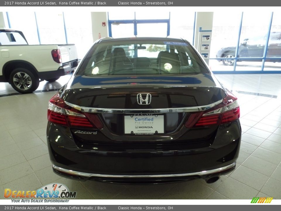 2017 Honda Accord LX Sedan Kona Coffee Metallic / Black Photo #8