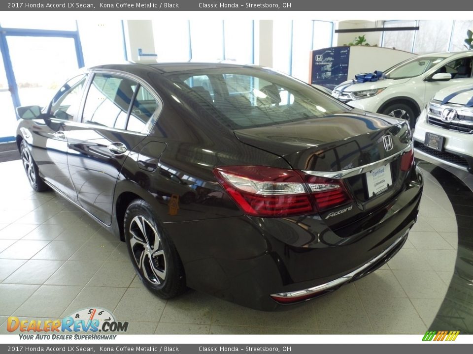 2017 Honda Accord LX Sedan Kona Coffee Metallic / Black Photo #9