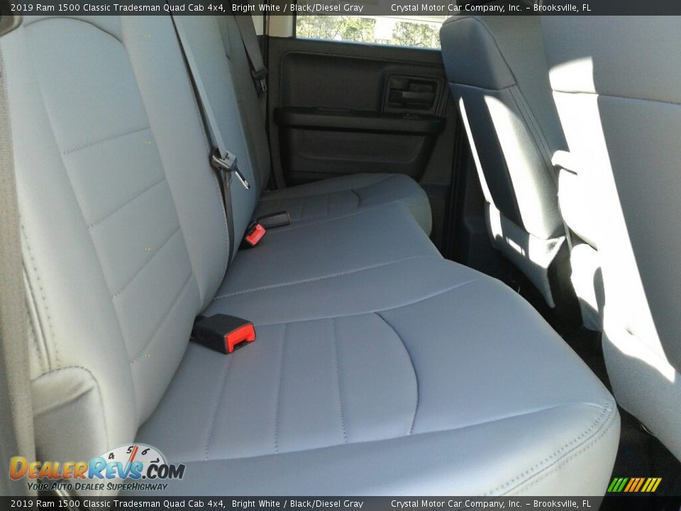 2019 Ram 1500 Classic Tradesman Quad Cab 4x4 Bright White / Black/Diesel Gray Photo #11