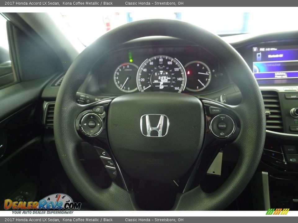2017 Honda Accord LX Sedan Kona Coffee Metallic / Black Photo #28