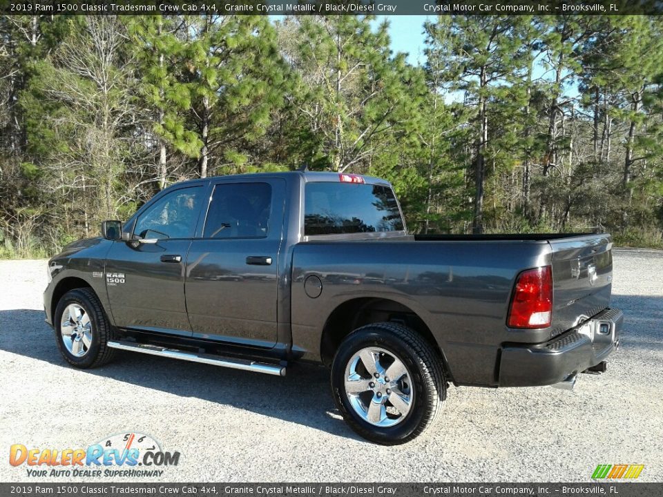 2019 Ram 1500 Classic Tradesman Crew Cab 4x4 Granite Crystal Metallic / Black/Diesel Gray Photo #3