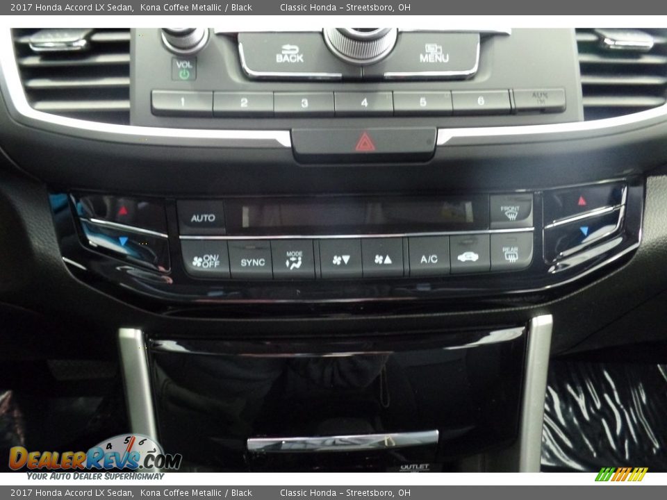 2017 Honda Accord LX Sedan Kona Coffee Metallic / Black Photo #32