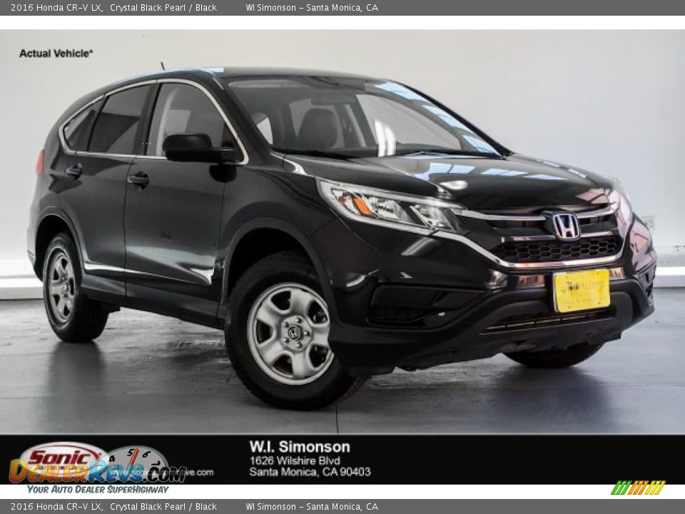 2016 Honda CR-V LX Crystal Black Pearl / Black Photo #1