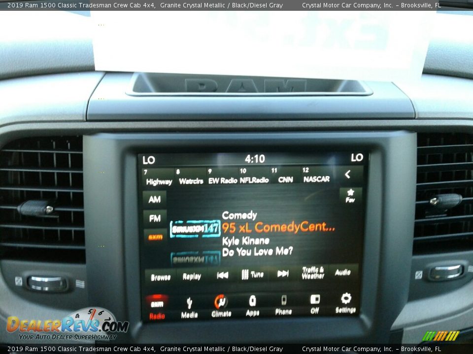 2019 Ram 1500 Classic Tradesman Crew Cab 4x4 Granite Crystal Metallic / Black/Diesel Gray Photo #15