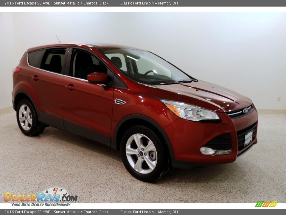 2016 Ford Escape SE 4WD Sunset Metallic / Charcoal Black Photo #1