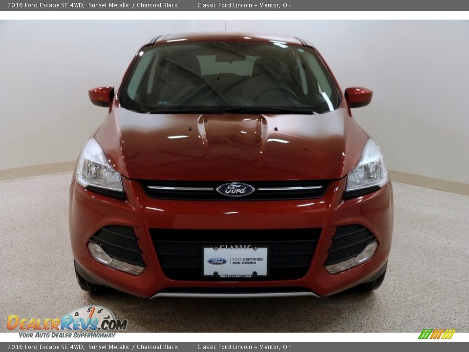 2016 Ford Escape SE 4WD Sunset Metallic / Charcoal Black Photo #2