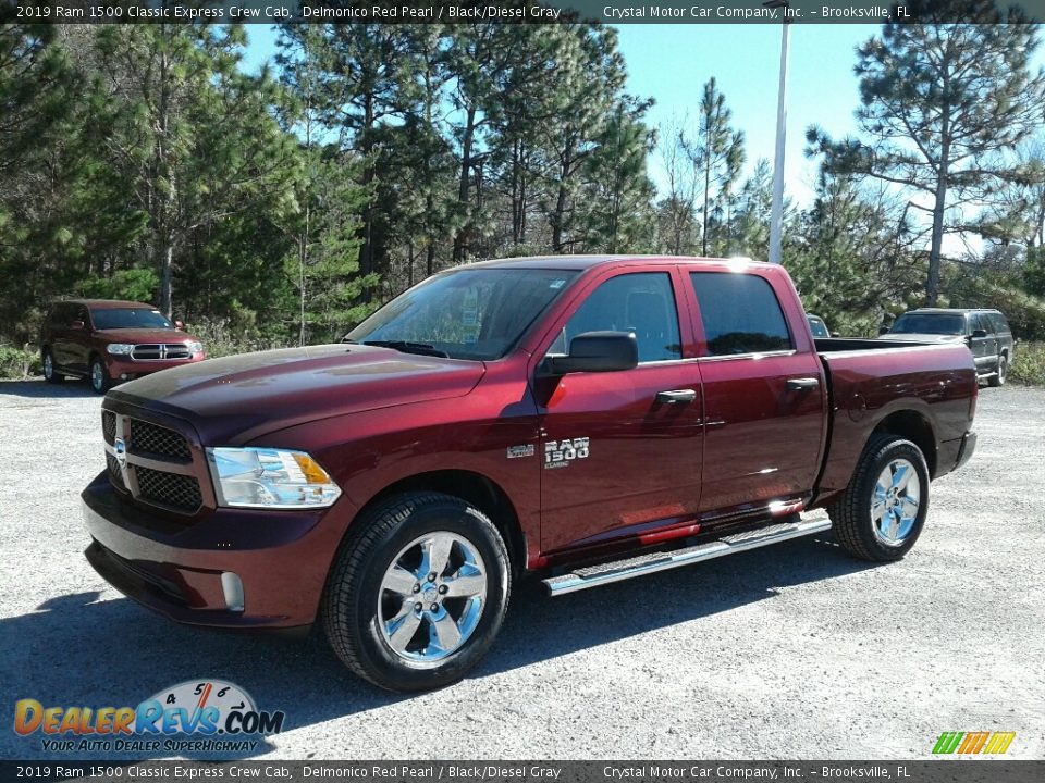 2019 Ram 1500 Classic Express Crew Cab Delmonico Red Pearl / Black/Diesel Gray Photo #1