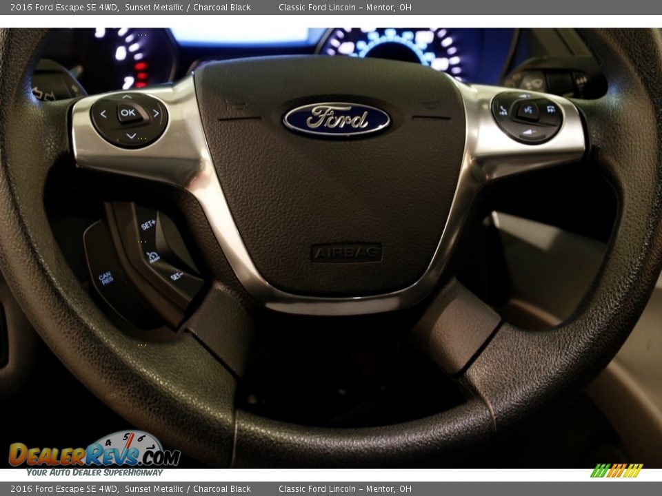 2016 Ford Escape SE 4WD Sunset Metallic / Charcoal Black Photo #7