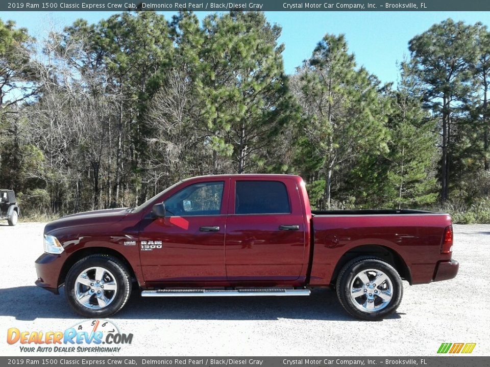 2019 Ram 1500 Classic Express Crew Cab Delmonico Red Pearl / Black/Diesel Gray Photo #2