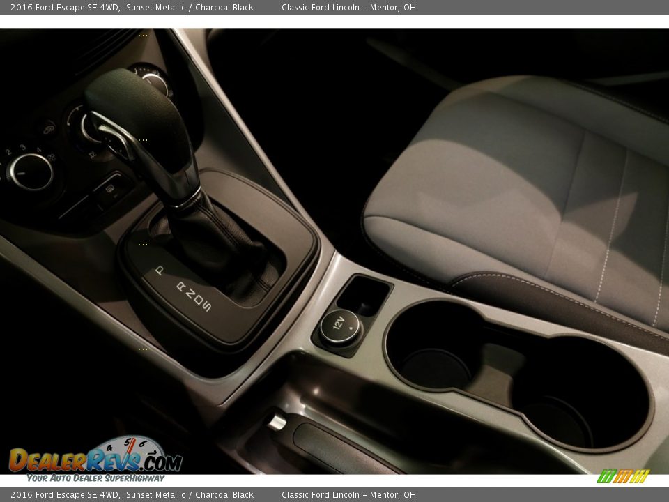 2016 Ford Escape SE 4WD Sunset Metallic / Charcoal Black Photo #11