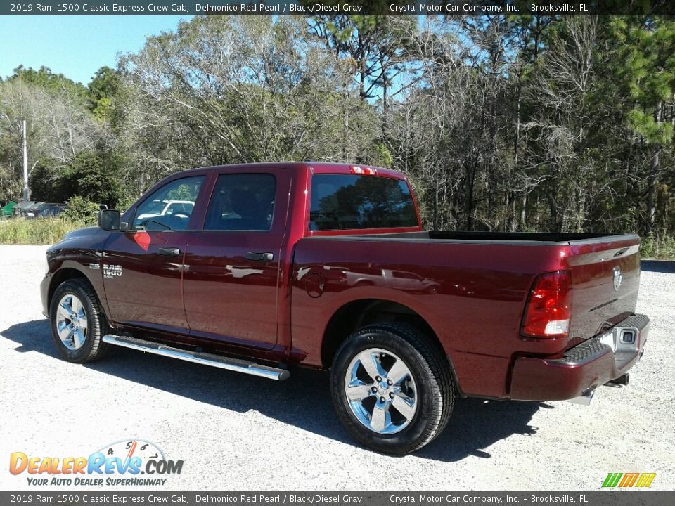 2019 Ram 1500 Classic Express Crew Cab Delmonico Red Pearl / Black/Diesel Gray Photo #3