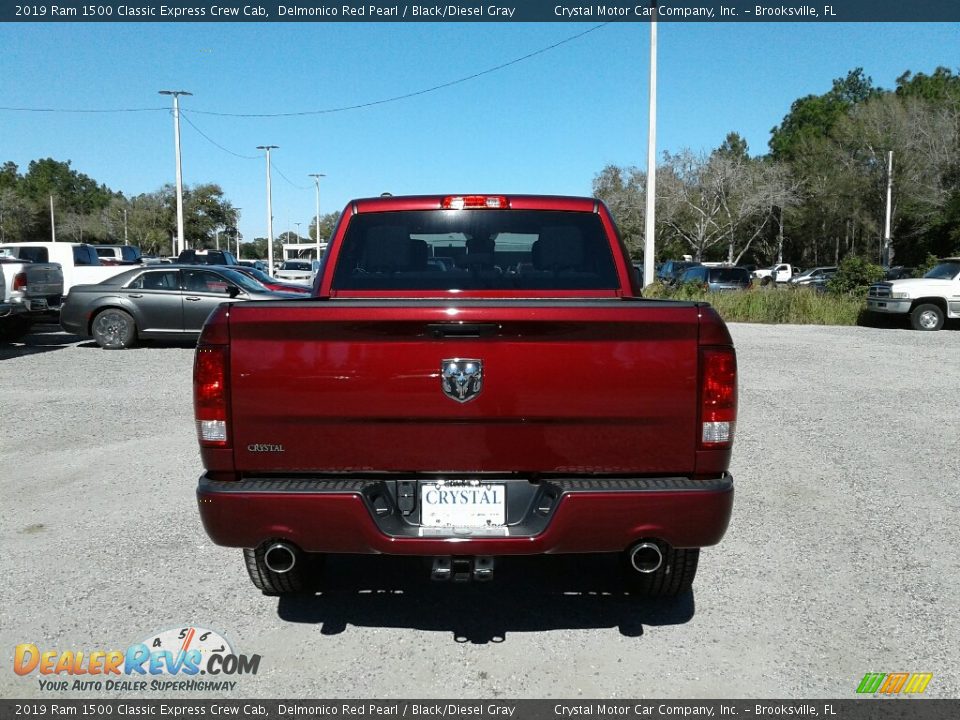 2019 Ram 1500 Classic Express Crew Cab Delmonico Red Pearl / Black/Diesel Gray Photo #4