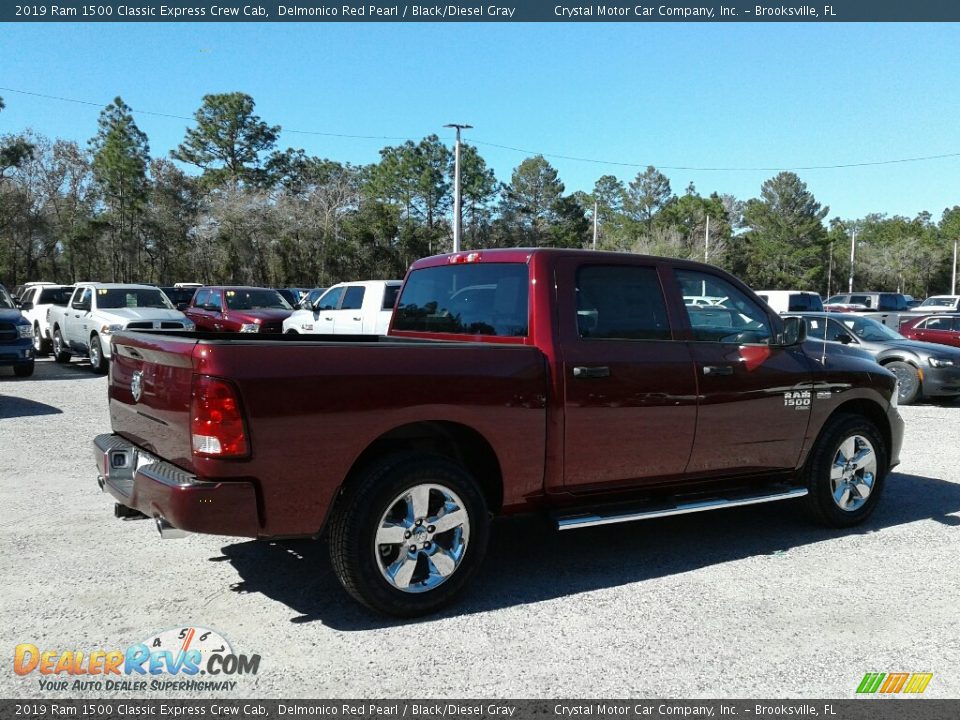 2019 Ram 1500 Classic Express Crew Cab Delmonico Red Pearl / Black/Diesel Gray Photo #5