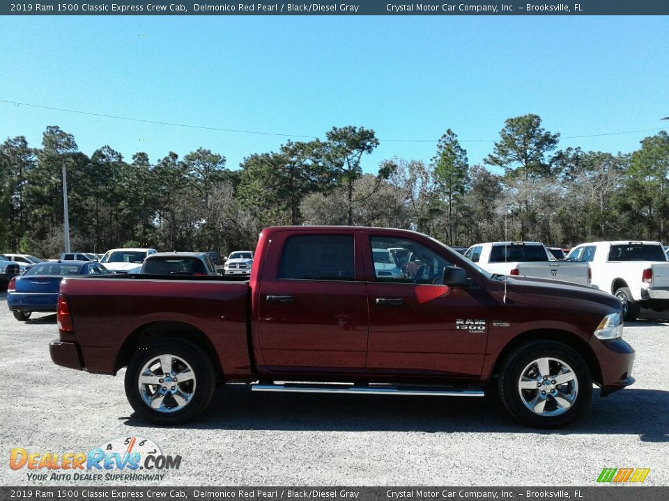 2019 Ram 1500 Classic Express Crew Cab Delmonico Red Pearl / Black/Diesel Gray Photo #6