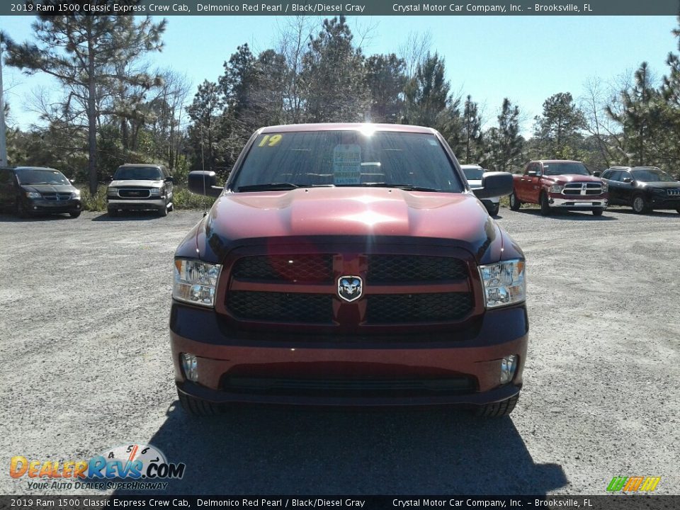 2019 Ram 1500 Classic Express Crew Cab Delmonico Red Pearl / Black/Diesel Gray Photo #8