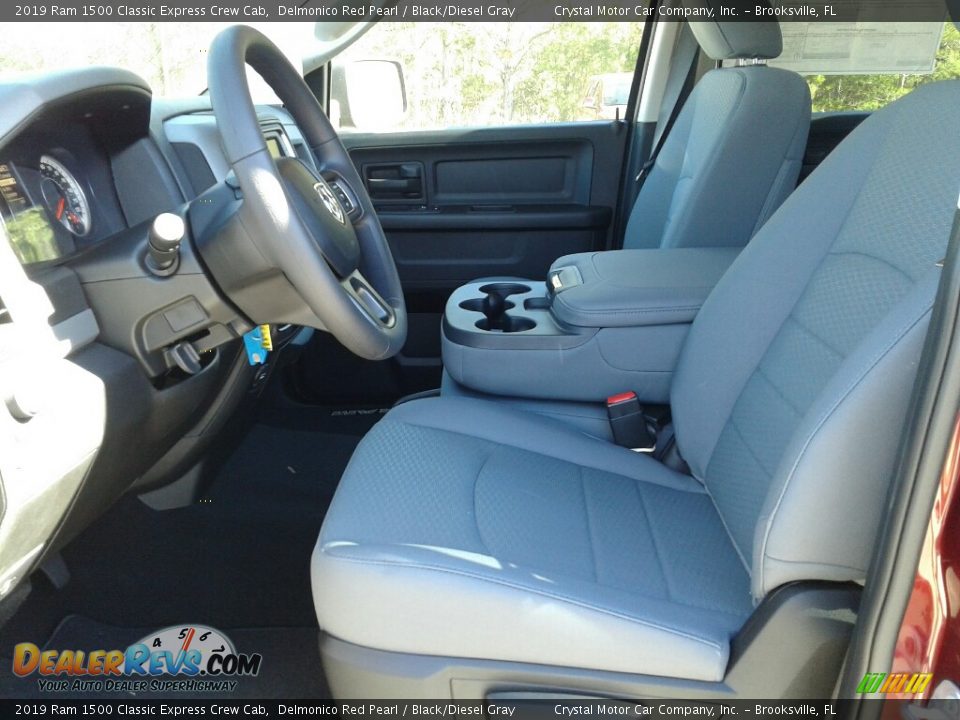 2019 Ram 1500 Classic Express Crew Cab Delmonico Red Pearl / Black/Diesel Gray Photo #9