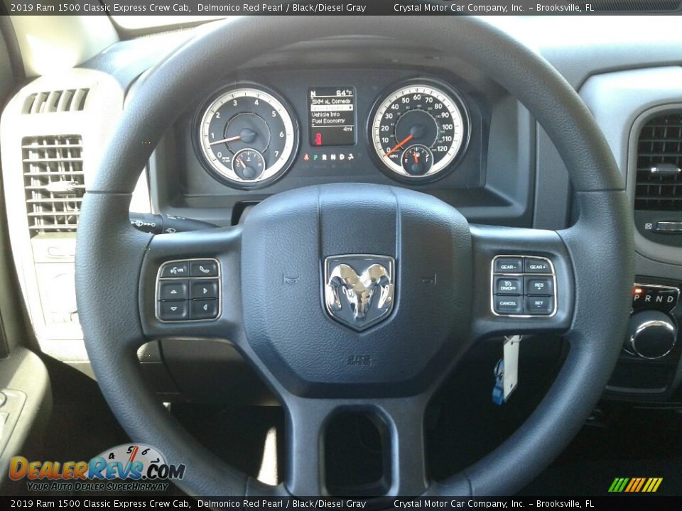 2019 Ram 1500 Classic Express Crew Cab Delmonico Red Pearl / Black/Diesel Gray Photo #14