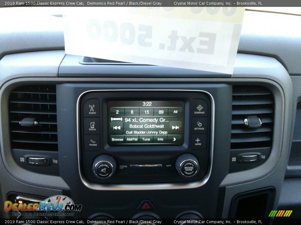 2019 Ram 1500 Classic Express Crew Cab Delmonico Red Pearl / Black/Diesel Gray Photo #15