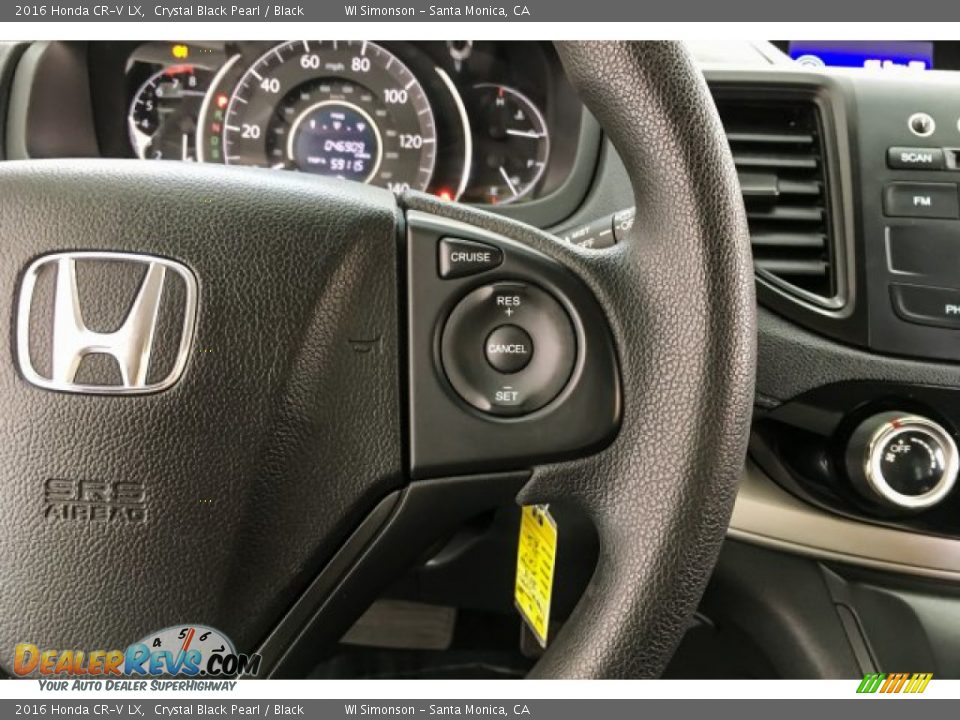 2016 Honda CR-V LX Crystal Black Pearl / Black Photo #20