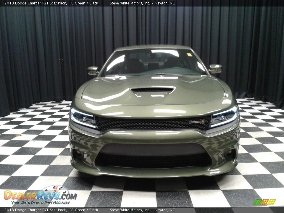 2018 Dodge Charger R/T Scat Pack F8 Green / Black Photo #3