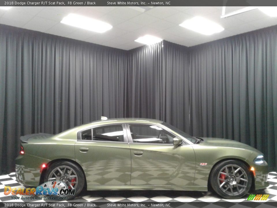 2018 Dodge Charger R/T Scat Pack F8 Green / Black Photo #5