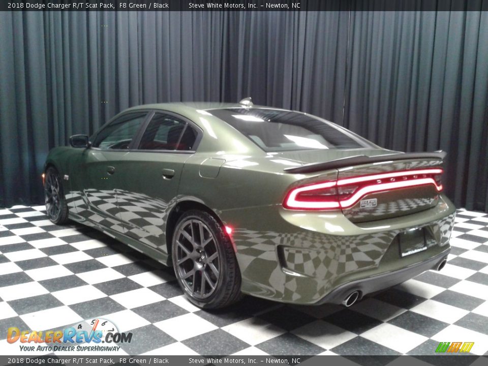 2018 Dodge Charger R/T Scat Pack F8 Green / Black Photo #8
