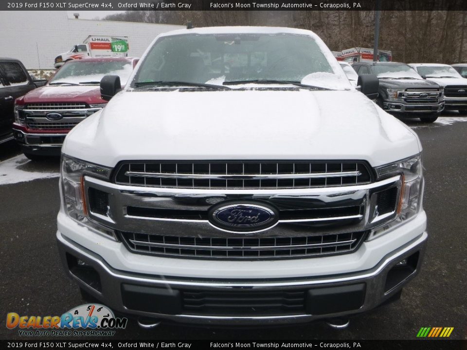 2019 Ford F150 XLT SuperCrew 4x4 Oxford White / Earth Gray Photo #3