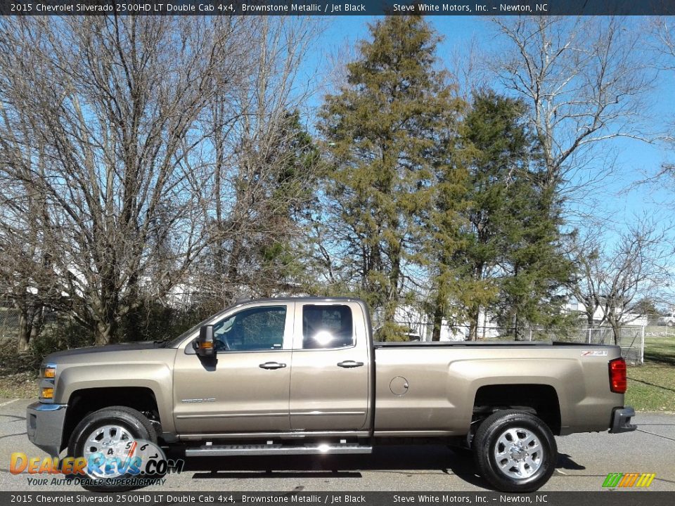 2015 Chevrolet Silverado 2500HD LT Double Cab 4x4 Brownstone Metallic / Jet Black Photo #1