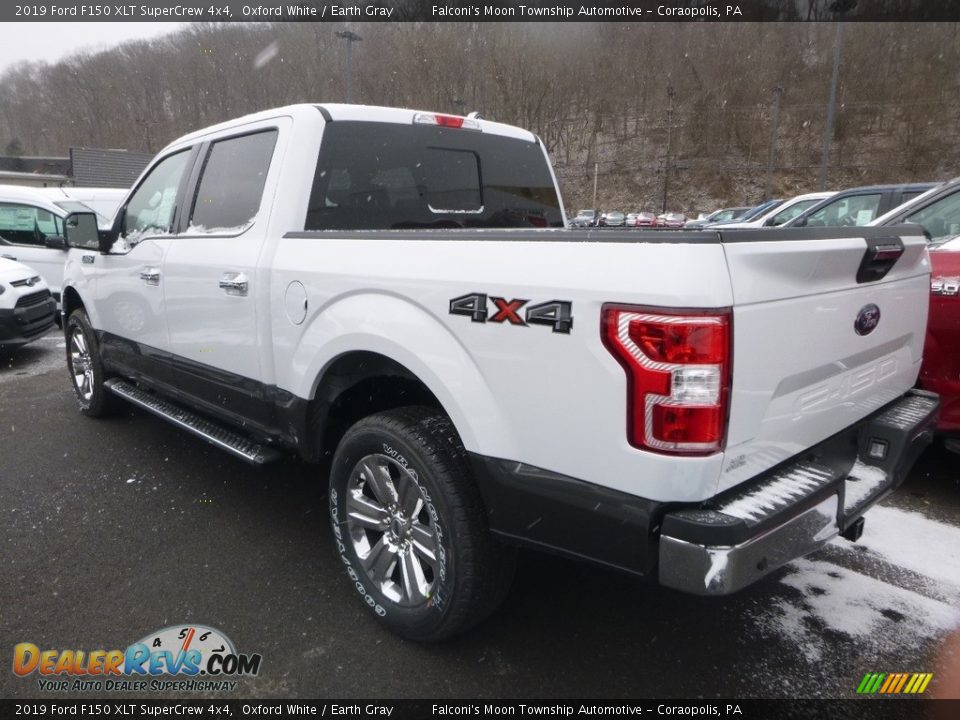 2019 Ford F150 XLT SuperCrew 4x4 Oxford White / Earth Gray Photo #6