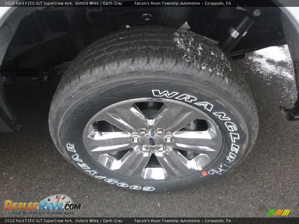 2019 Ford F150 XLT SuperCrew 4x4 Oxford White / Earth Gray Photo #7