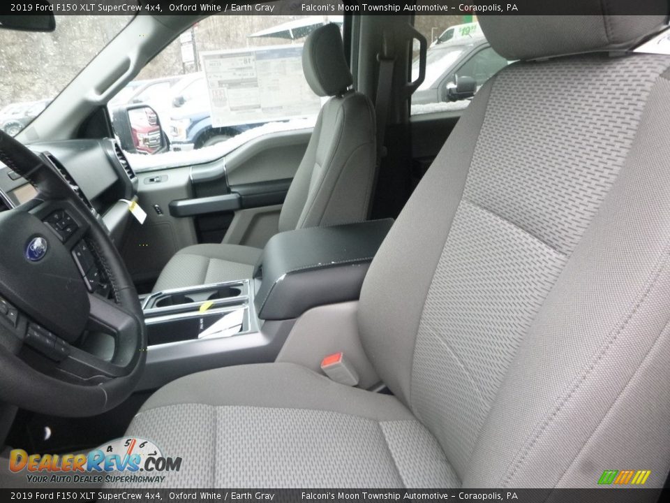 2019 Ford F150 XLT SuperCrew 4x4 Oxford White / Earth Gray Photo #11